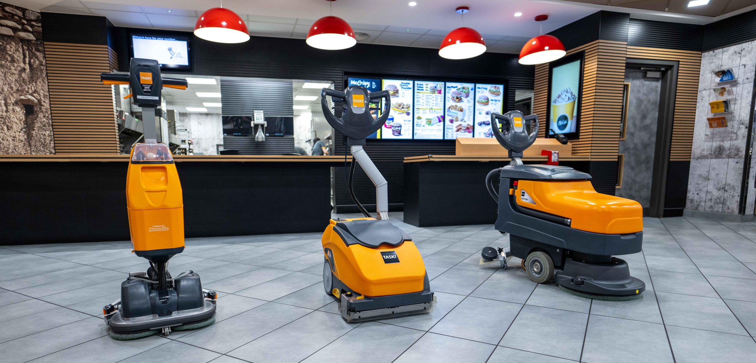 mcdonalds-footer-hero Sustainability isn’t just green, at TASKI, it’s orange!