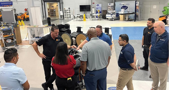 diversified team shot